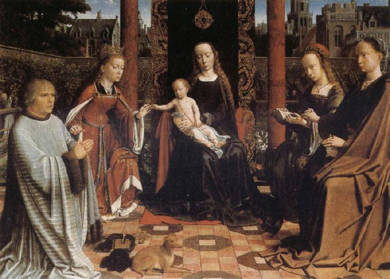 Gerard David The Mystic Marriage of St Catherine Sweden oil painting art